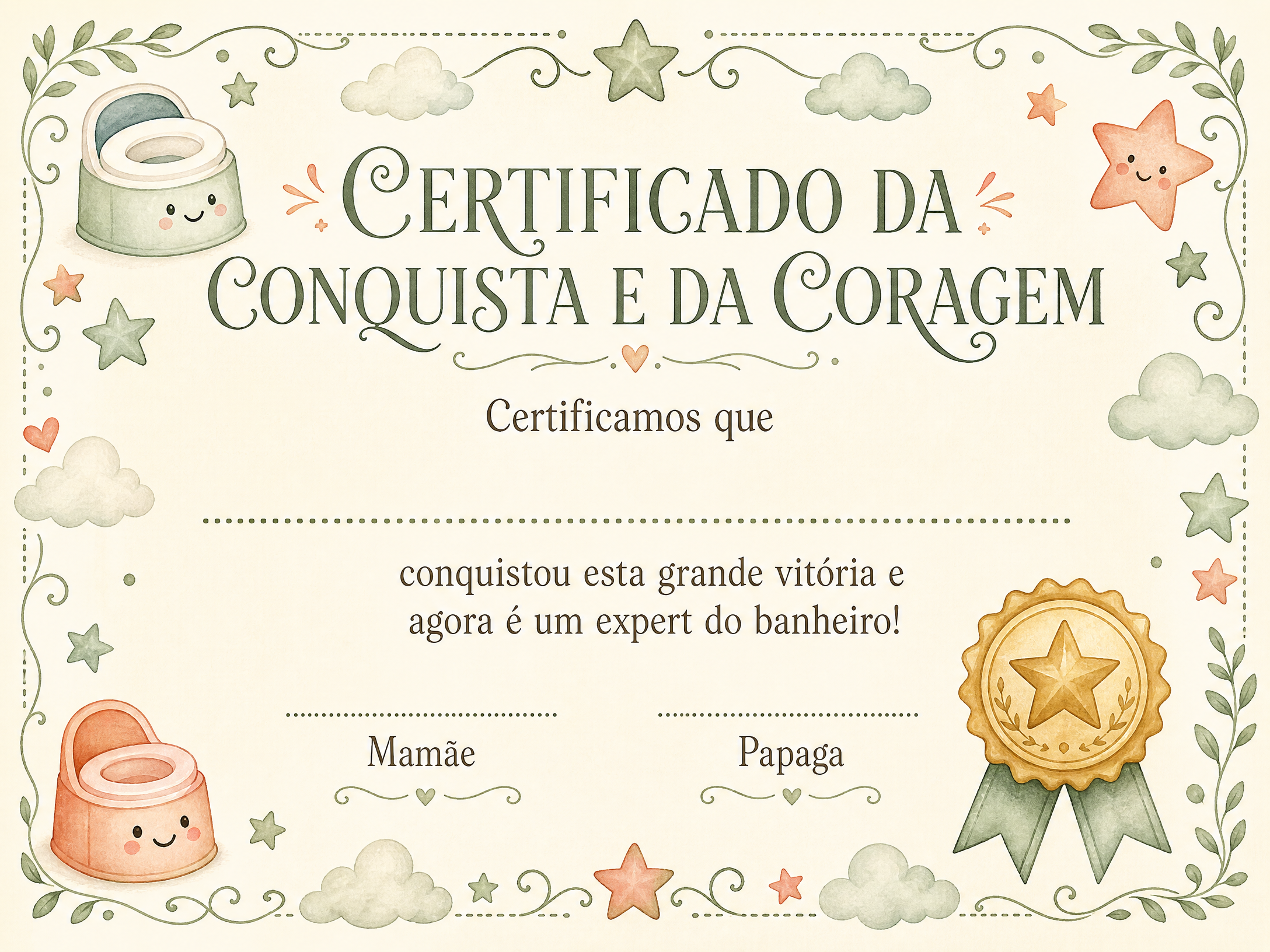 Certificado Coragem